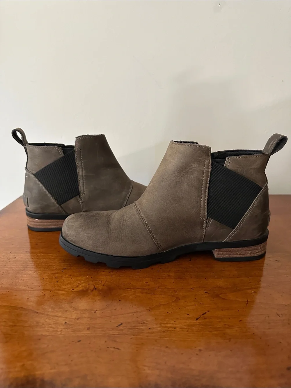 Sorel Taupe Chelsea Booties - Slip-On Ankle Boots